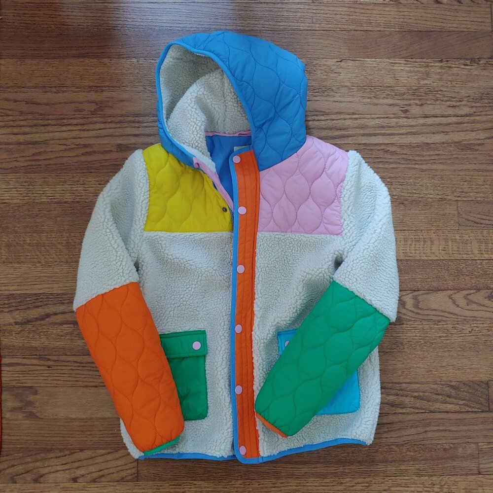 Mini Boden Quilted Borg Jacket - Women's XS
